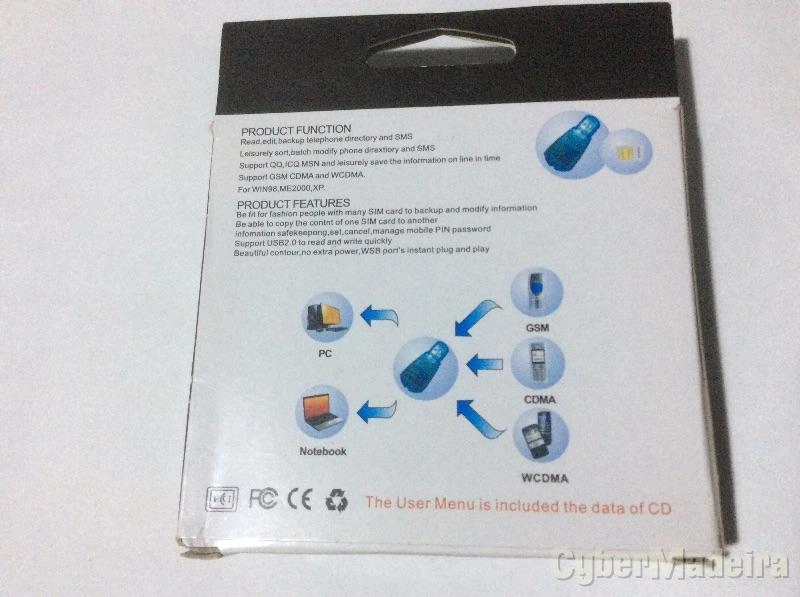 Leitor USB de cartão SIM