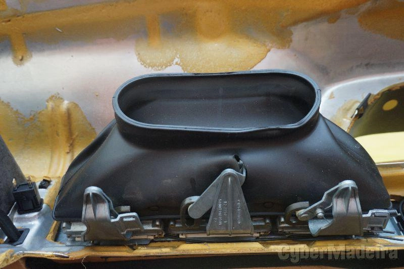 Mercedes W126 - ventiladores centrais do ar