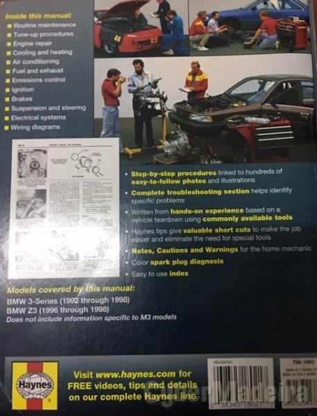 Manual HAYNES BMW SERIE 3 E36