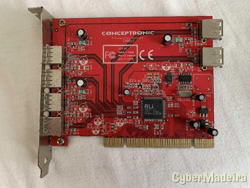Placa Conceptronic PCI com 6 portas USB