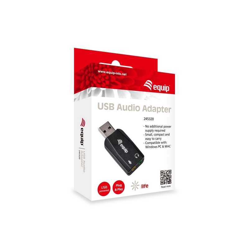 PLACA DE SOM ADAPTADOR DE ÁUDIO- USB