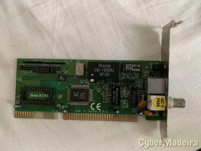 Placa Ethernet ISA RTL8019AS