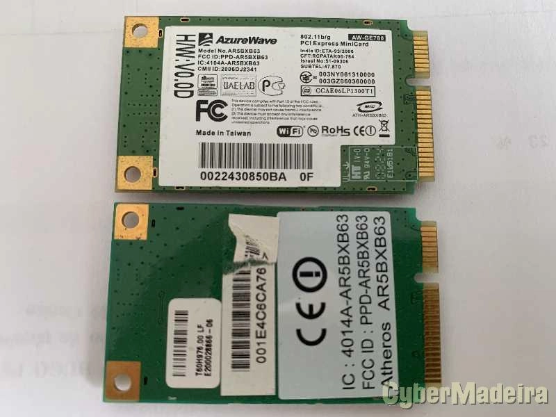 Placa mini pci wifi azurewave AW-GE780