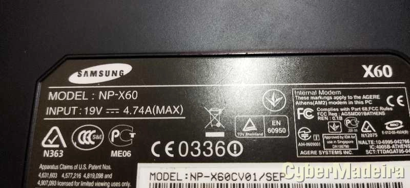 Portáteis para peças Samsung