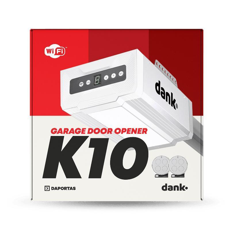 Kit Dank K10 | Automatismo para Portões de Garagem NOVO
