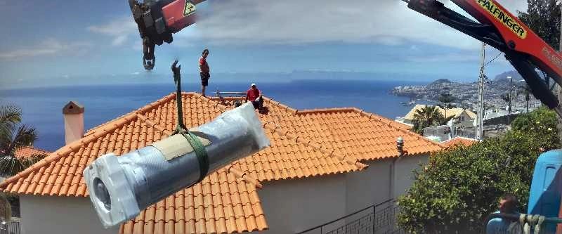 Painéis solares térmicos e fotovoltaicos
