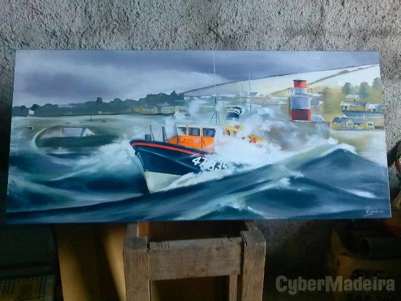 Tela pintada à mâo