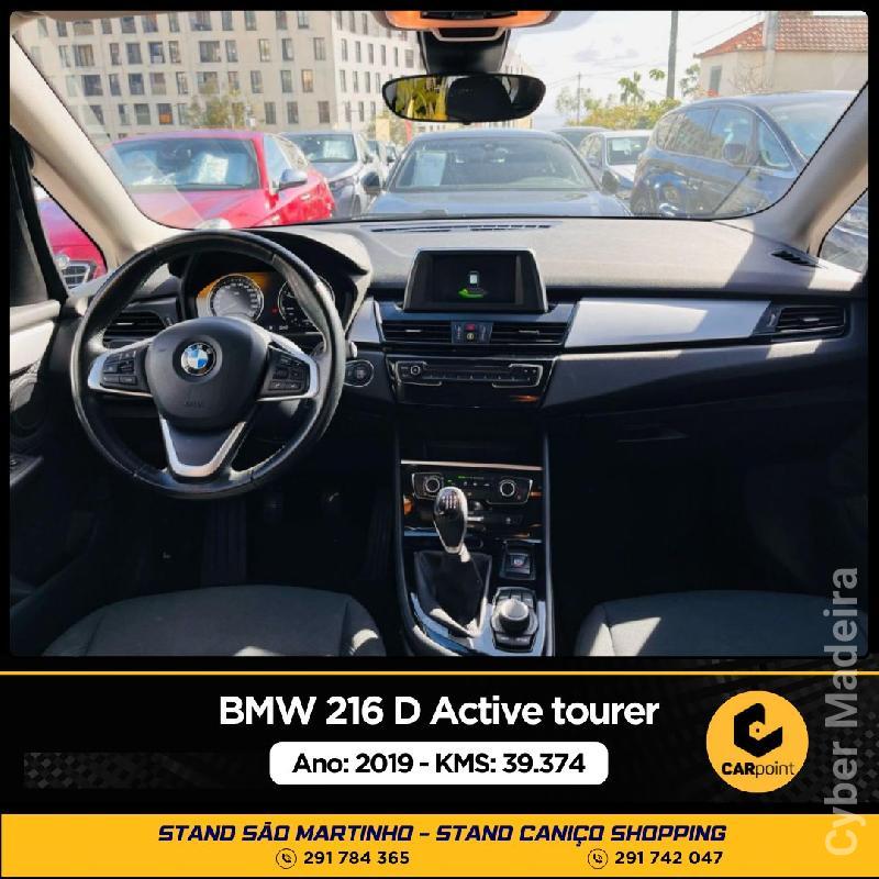 BMW Serie 2 216 D Active tourer : 1.5cc 116cv Gasóleo 