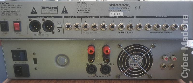 Mesa de som amplificada - Warrior definitve audio