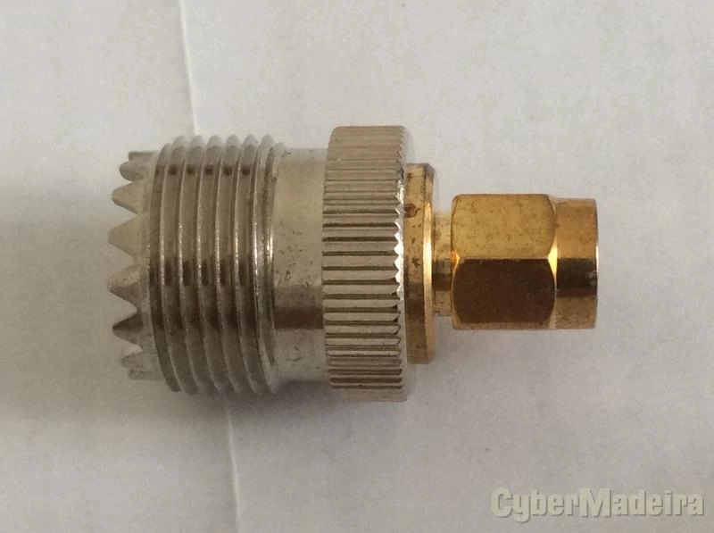 Ficha adaptadora SMA macho PL259 fêmea