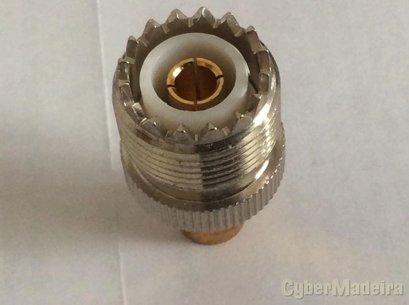 Ficha adaptadora SMA macho PL259 fêmea