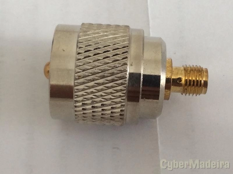 Ficha adaptadora SMA fêmea PL259 macho