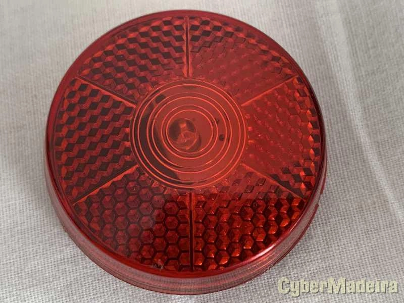 Refletor com led pisca pisca vermelho de alto brilho