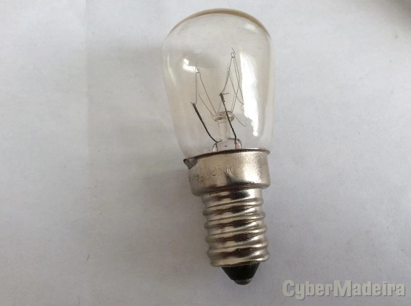 Lampa E14 25W 220V para frigorífico microondas forno
