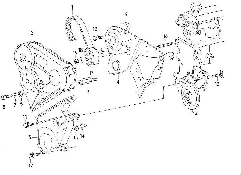 Protecção plástica superior da correia distribuição motor aplicação/VW (Valor a ser verificado no dia da consulta)