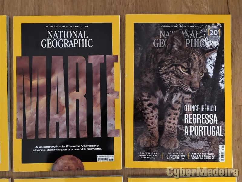 Revistas National Geographic ano 2021
