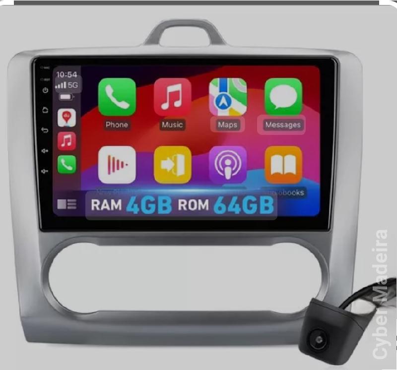 Autorrádio Multimédia Carplay ROVERONE para Ford Focus 2 Mk 2 2004 2011