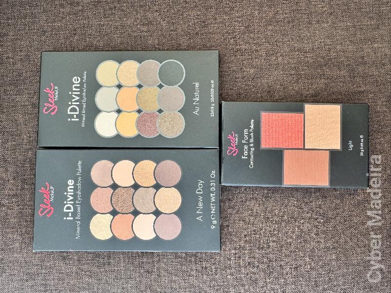 Sleek Makeup - Paletas de Sombras + Contorno/Blush