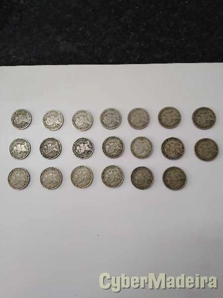 SÉRIE MOEDAS ANTIGAS 1 ESCUDO PORTUGUESAS