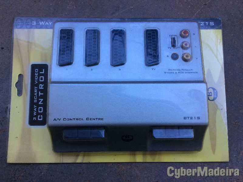 Seletor 3 entradas Scart B Tech BT21S
