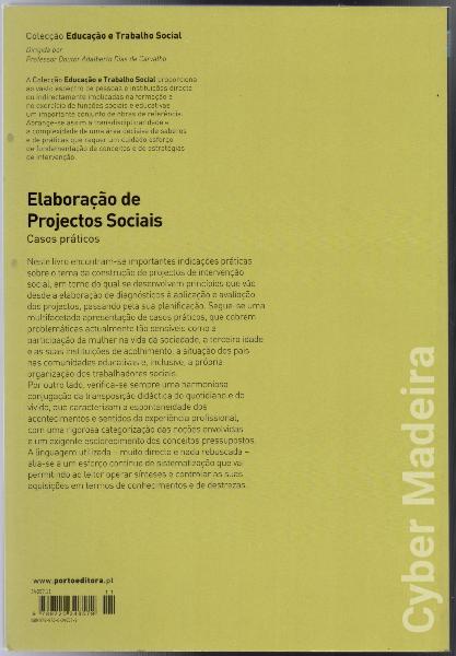 Livro "Elaboração de Projectos Sociais – Casos Práticos"