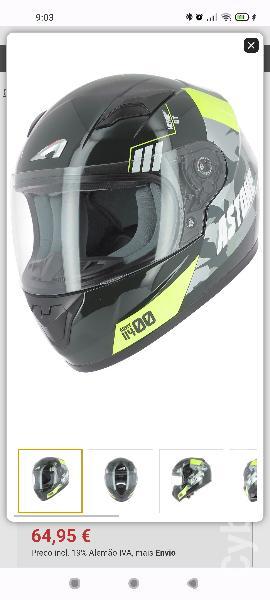 Novo Astone Capacete criança GT2K Novo Astone Capacete criança GT2K S