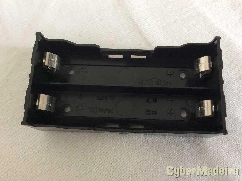 Suporte para 2 pilhas 18650