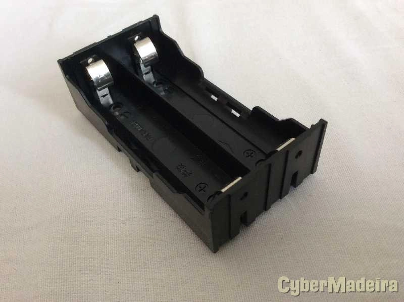 Suporte para 2 pilhas 18650