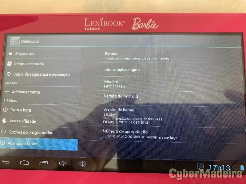 Tablet lexibook Barbie MFC190BBEN Outras
