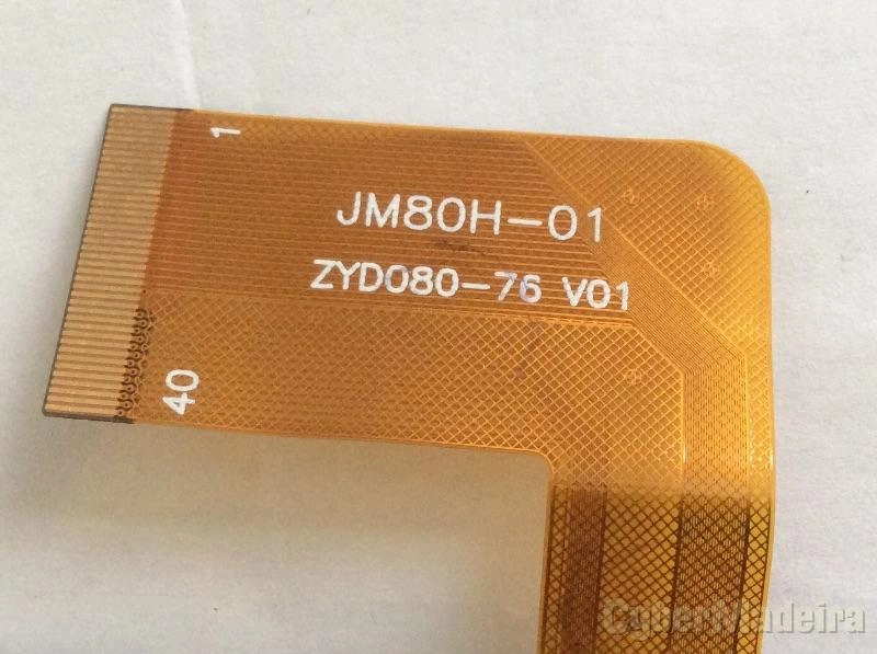 Vidro tátil touch screen JM80H-01 JM80H01 Outras