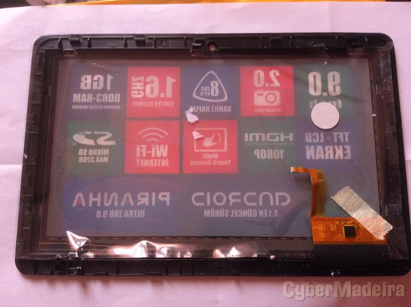 Vidro tátil   touch screen sunstech TAB9DUALC Outras