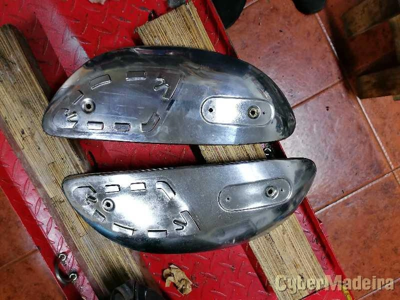 Tampas cromadas do depósito Yamaha A7