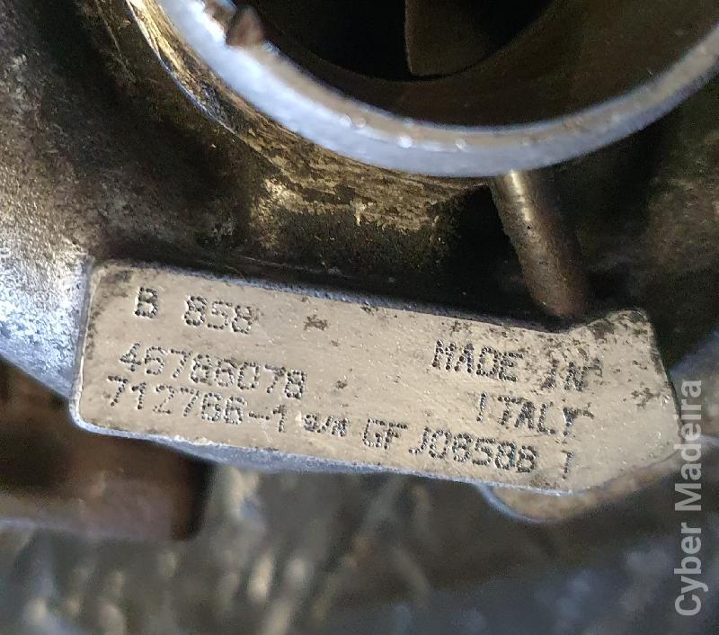 Turbo Alfa Romeo 156, 147 1.9 jtd 115 cv
