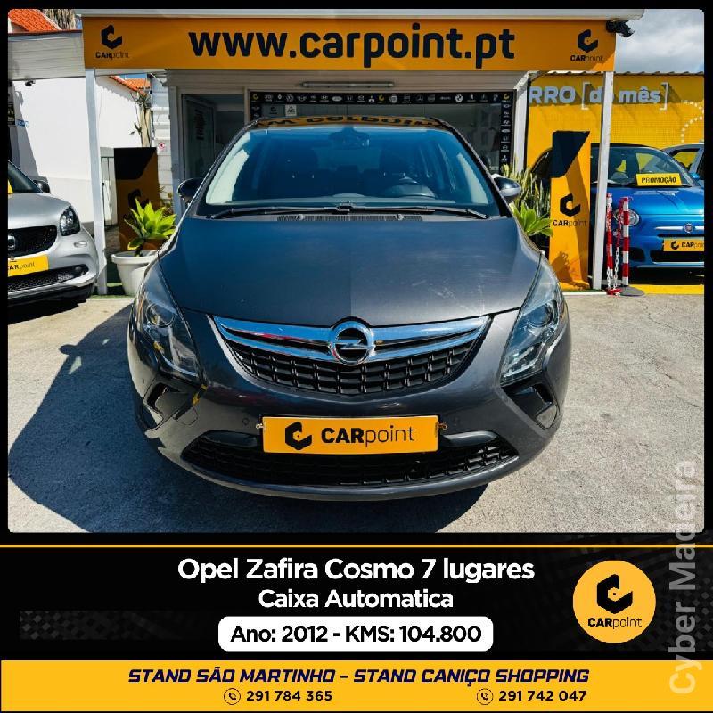 OPEL ZAFIRA Cosmo 7 lugares Automatico : 2.0cc CDTi 165cv Gasóleo 