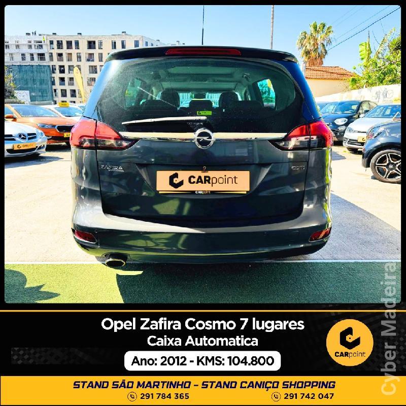 OPEL ZAFIRA Cosmo 7 lugares Automatico : 2.0cc CDTi 165cv Gasóleo 