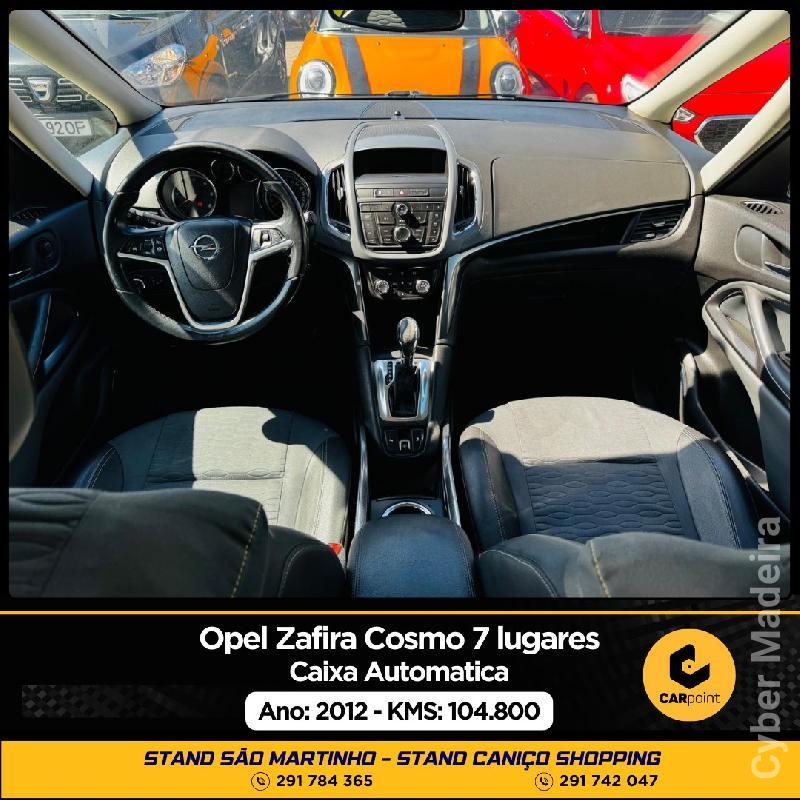 OPEL ZAFIRA Cosmo 7 lugares Automatico : 2.0cc CDTi 165cv Gasóleo 