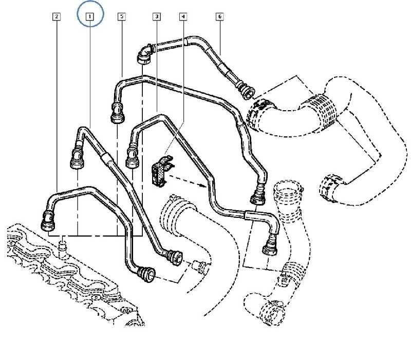 Tubo flexível de óleo motor aplicação/RENAULT/OPEL