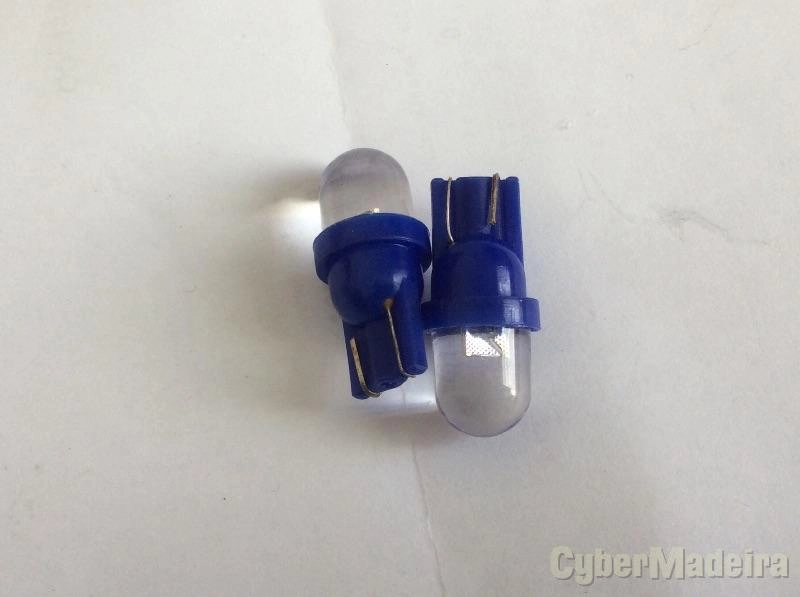 Lampada 12V led azul para luz de presença