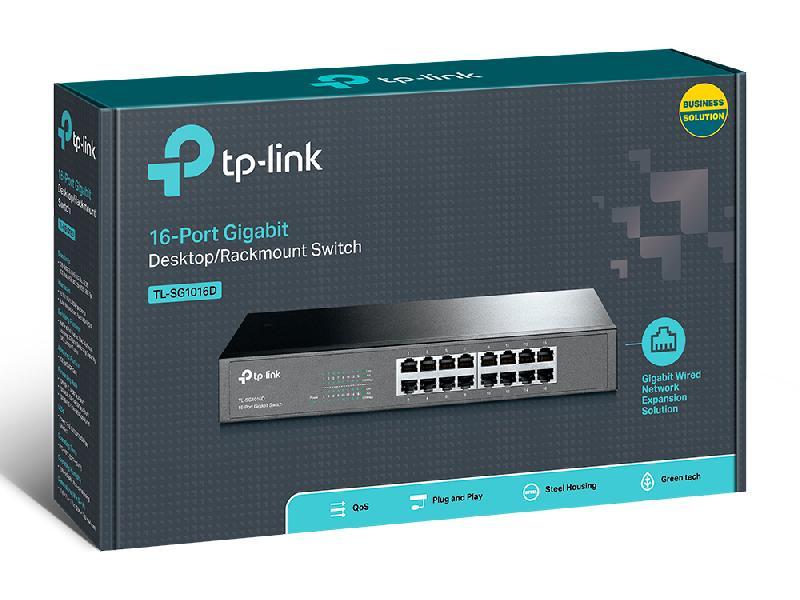 16-Port Gigabit Desktop/Rackmount Switch