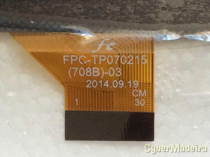 Vidro tátil   touch screen FPC-TP070215 Outras