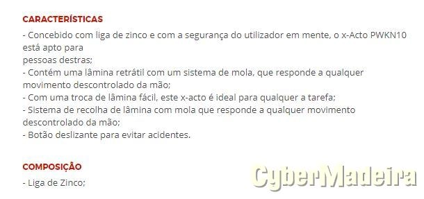 X-Actos de segurança Ultra Safety + 10 Lâminas Duplas