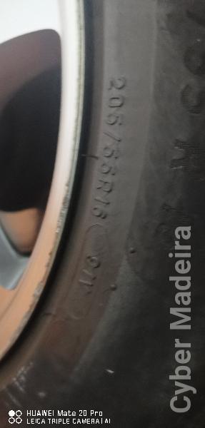 Jantes 16 com duas medidas 16 x7 e 16 x 8 16" com pneus