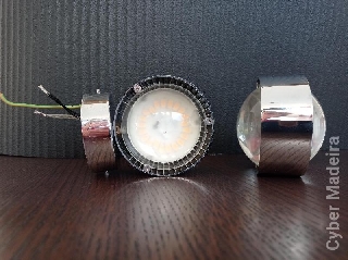 2 Top Light Mini Wall crome