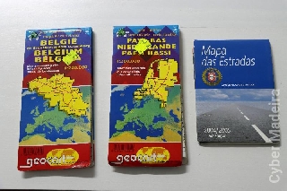 Mapas Antigos - Portugal, Holanda, Bélgica e Luxemburgo
