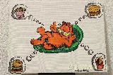 Quadro pintado à mão - garfield