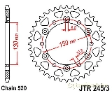 Cremalheira jt sprockets 47 dentes - JTR245 3 