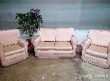 Conjunto de sofá cor de rosa