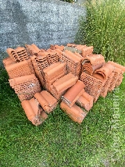 Telha lusa cor Terracota - Unidades NOVAS e USADAS