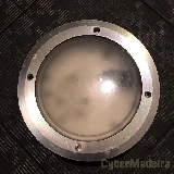 Projetor encastrado de pavimento com aro em aço inox