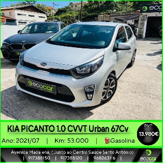 KIA PICANTO 1.0 CVVT 67 CV Gasolina 